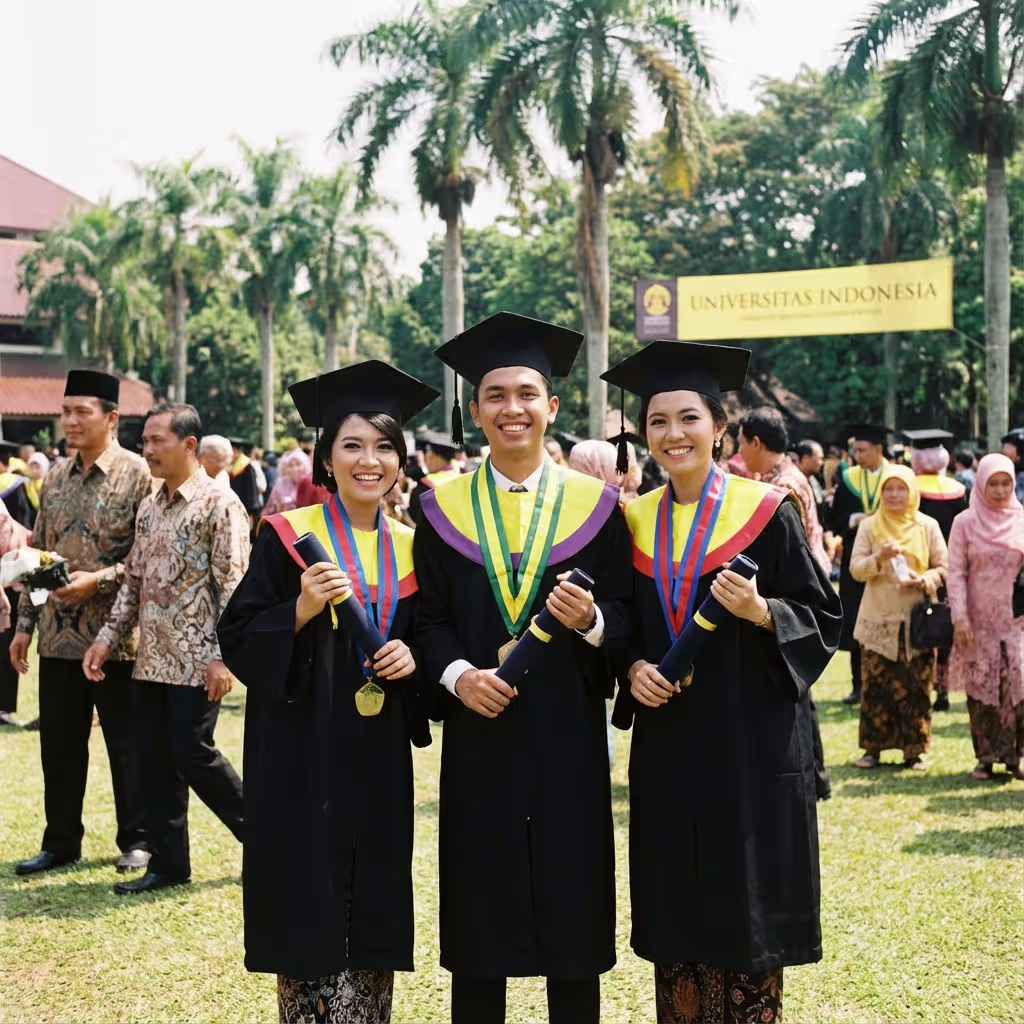 Campus exterior gathering