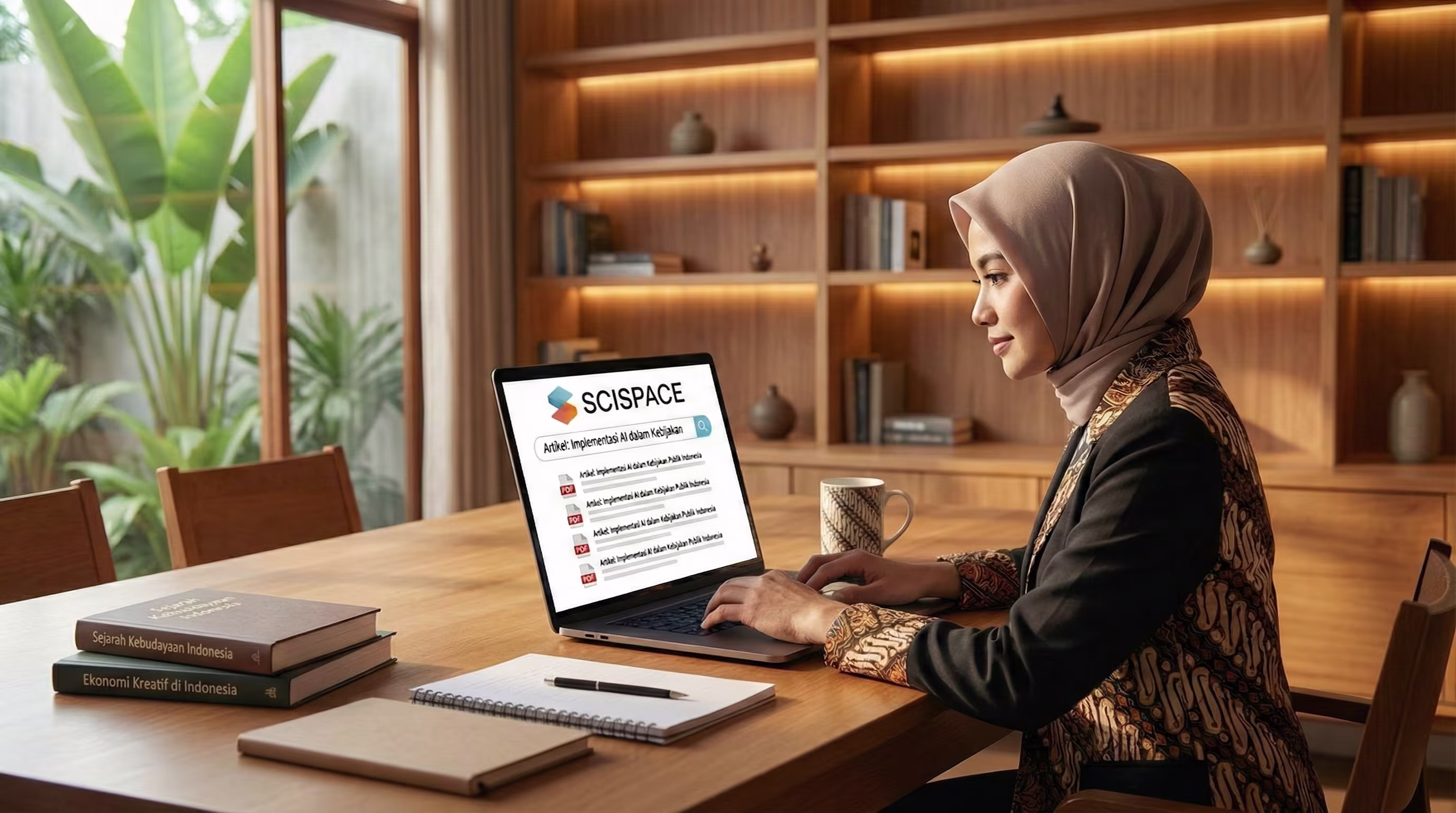 Students analyzing scientific data