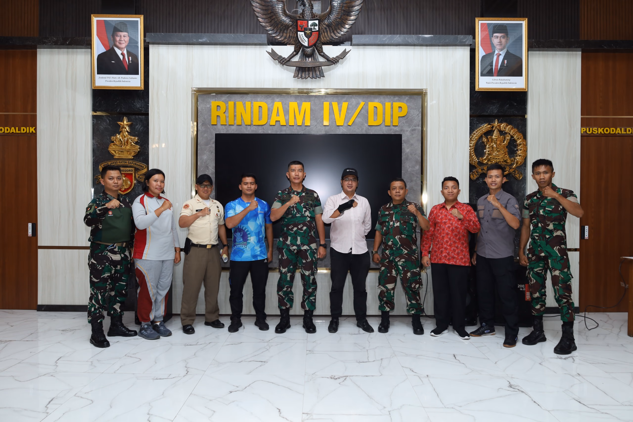 Pelatihan AI di Rindam IV Diponegoro